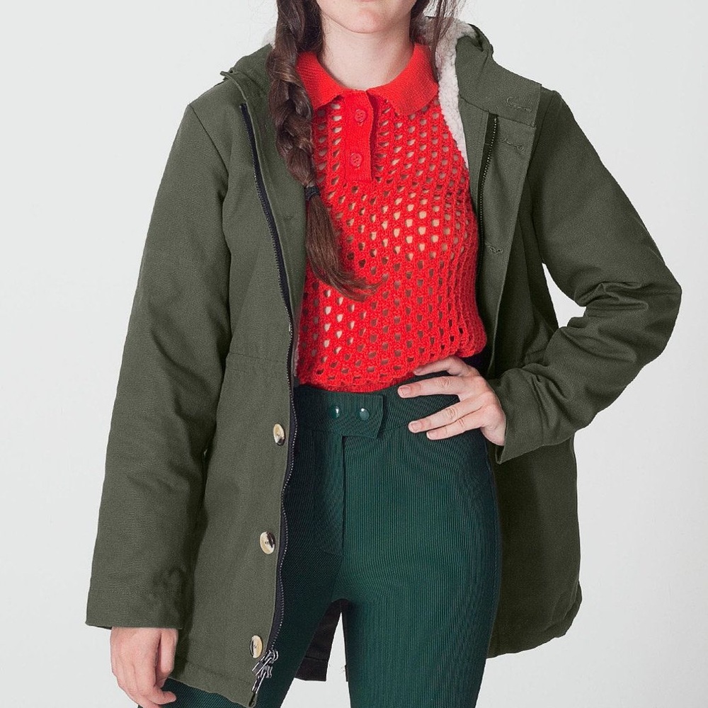 Unisex winter jacket with Sherpa lining XXS/XS